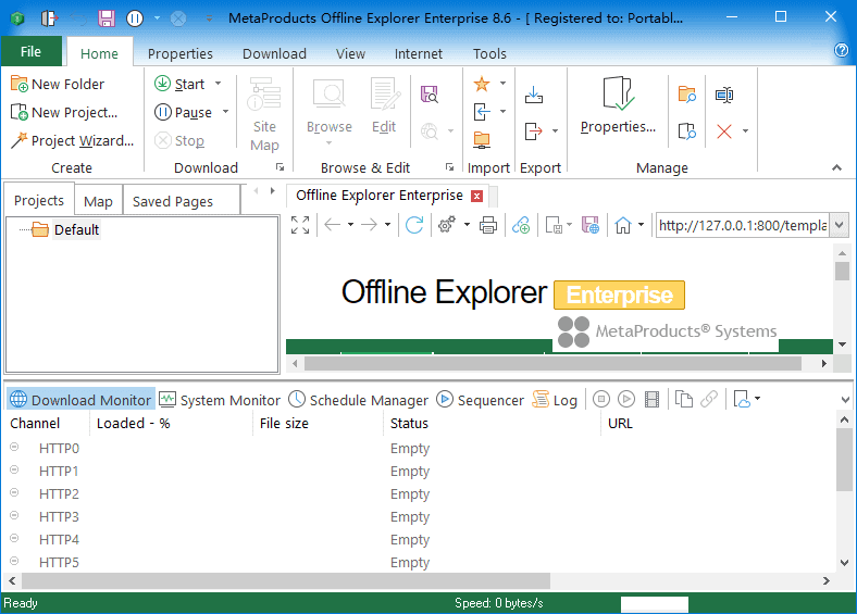 Offline Explorer(离线浏览工具) Enterprise 便携版