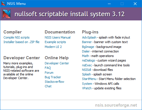 NSIS(Nullsoft Scriptable Install System) 绿色版