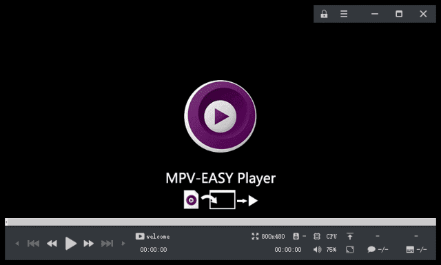 MPV-EASY Player(多媒体播放器) 中文绿色版