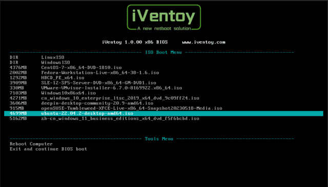iVentoy(U盘启动程序制作工具) 中文绿色版