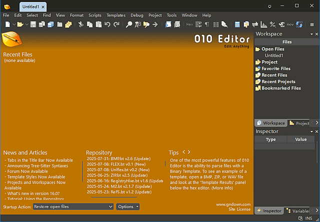 010 Editor(专业十六进制编辑器) 官方便携版